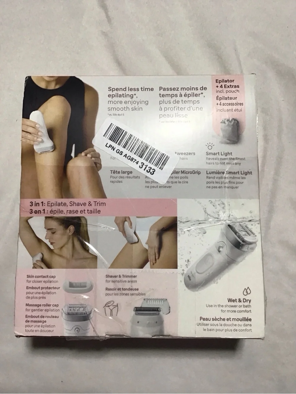 Braun Epilator Silk-épil 7, Hair Removal Device, Women Shaver & Trimmer